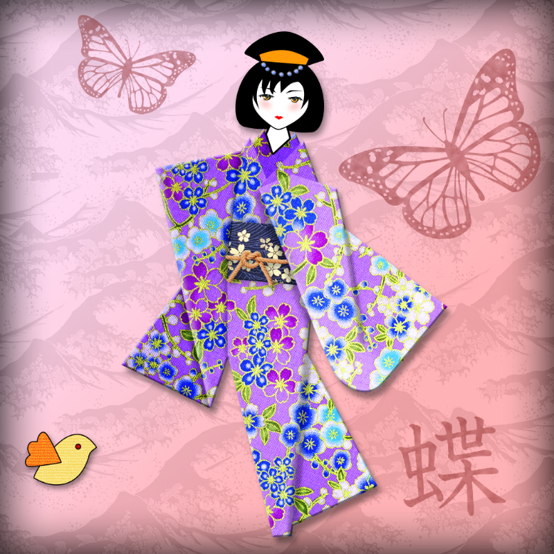 Origami Girls #45 static NFT preview