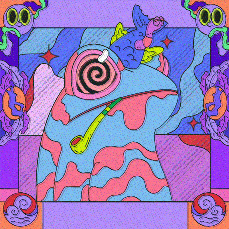 Blue Toad #27 static NFT preview