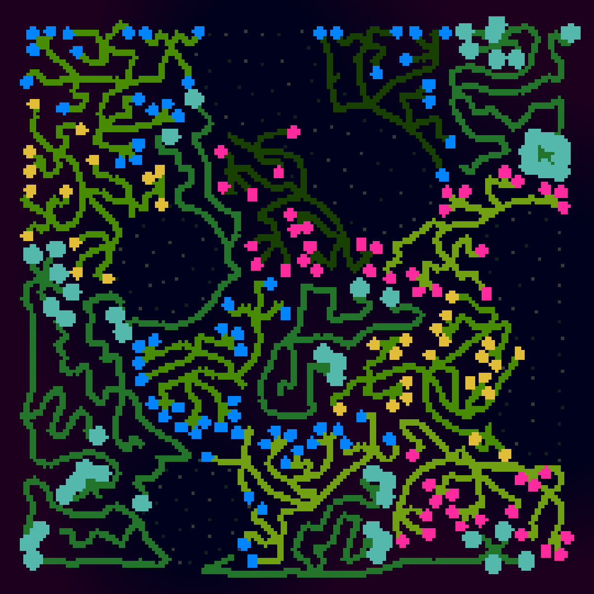 spaceplant #194 static NFT preview