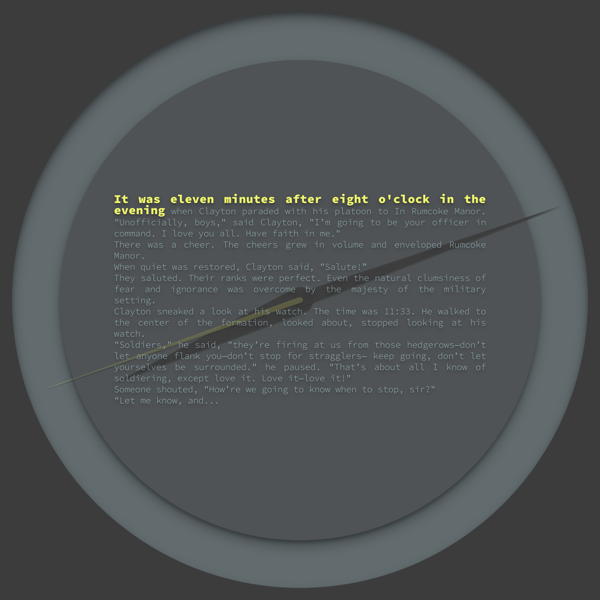 A Watch #163 static NFT preview