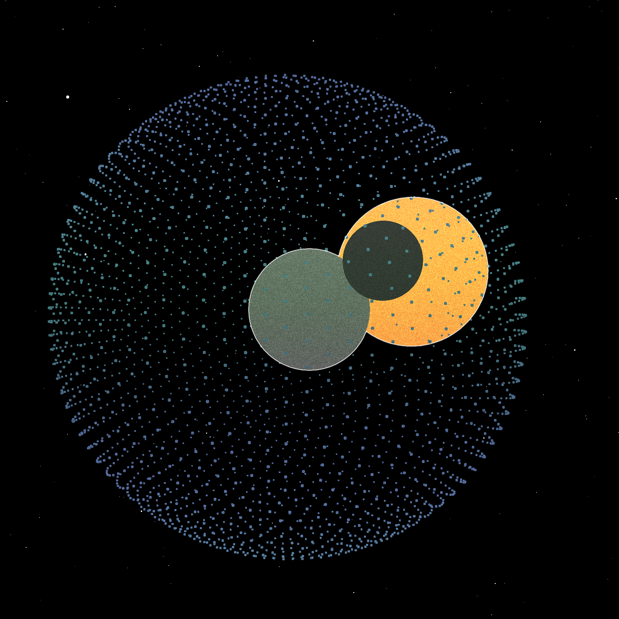 Cometary coma #214 static NFT preview