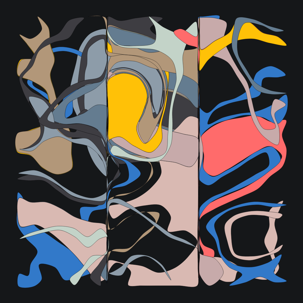 Geometric colorful shapes 3 #161 static NFT preview