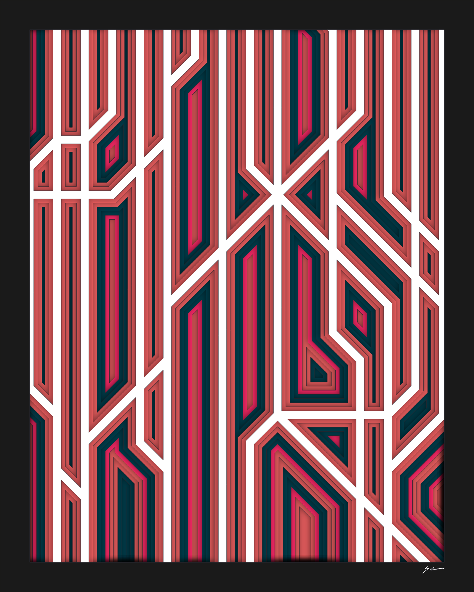 Lanes of Travel #34 static NFT preview
