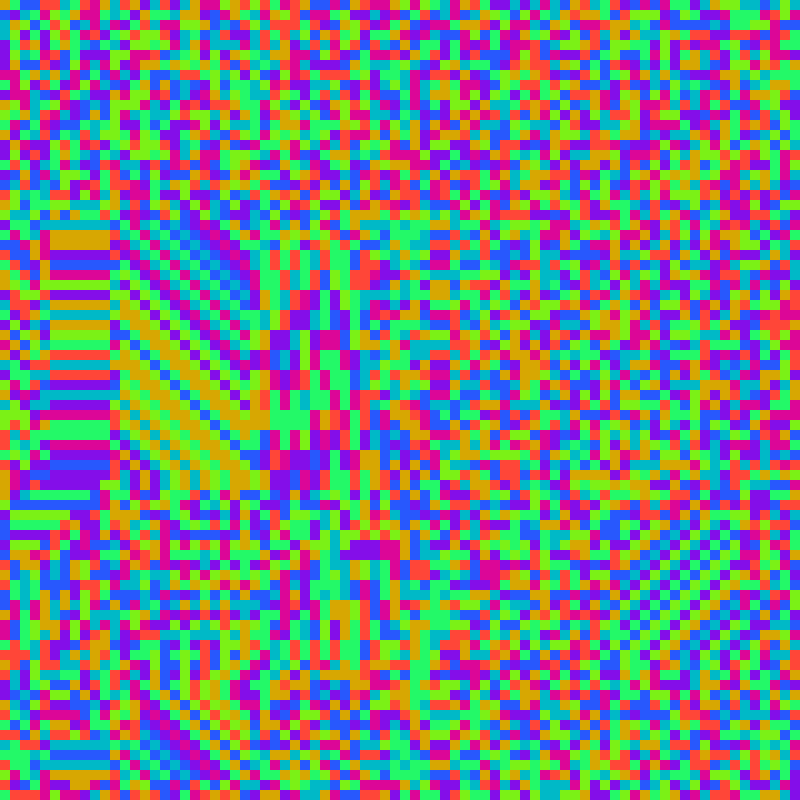 Mosaic #737 static NFT preview