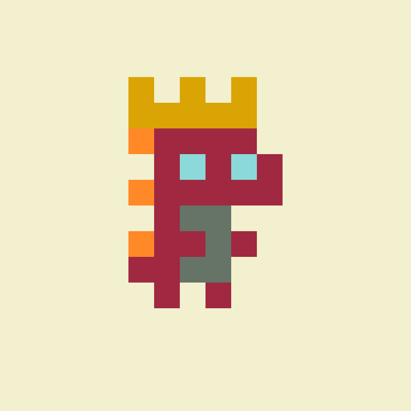 Coded Tiny Dinos #274 static token preview