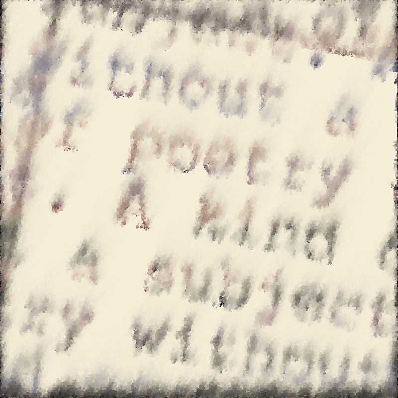 THE WORD AFTER US: An AI poetry unreading #207 static token preview