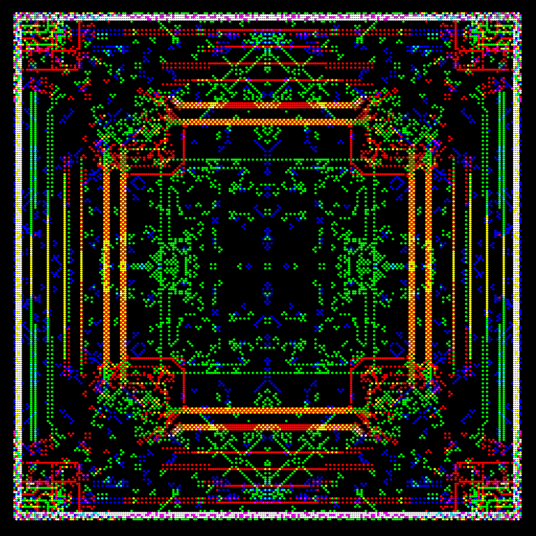 octomatonRGB #89 static NFT preview
