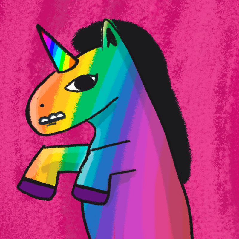 Peculiar unicornos #371 static token preview