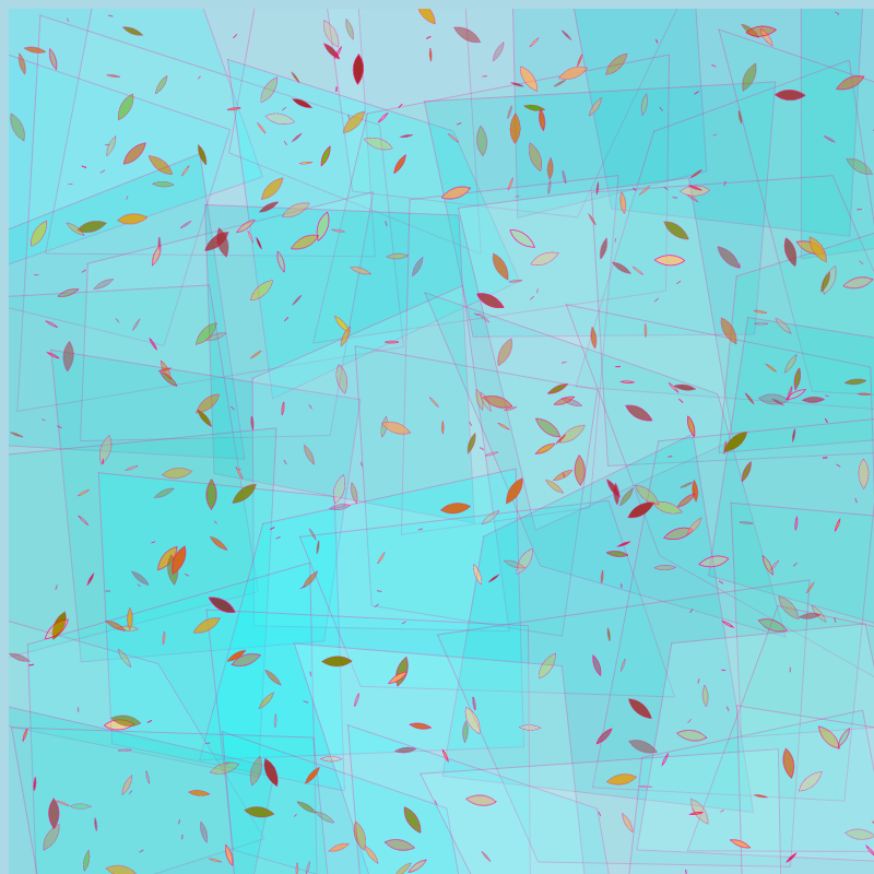 Leaves and glasses #28 static NFT preview