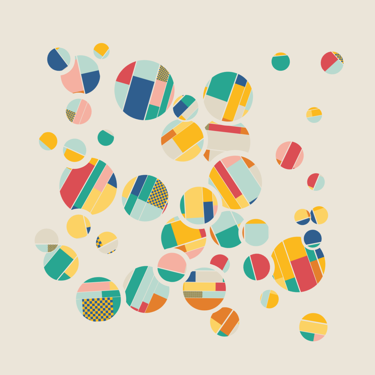 Influence no.1: Circular Expansion #94 static NFT preview
