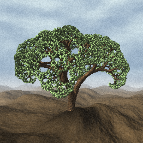 Lonely Tree #36 static NFT preview