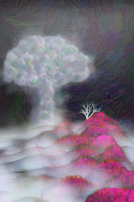 Tree and Cloud #161 static NFT preview