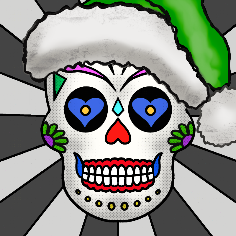 Sugar Skulls #80 static NFT preview