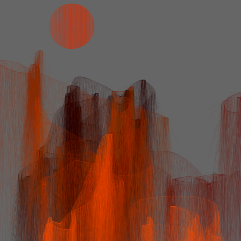 Oneiric plains #67 static NFT preview