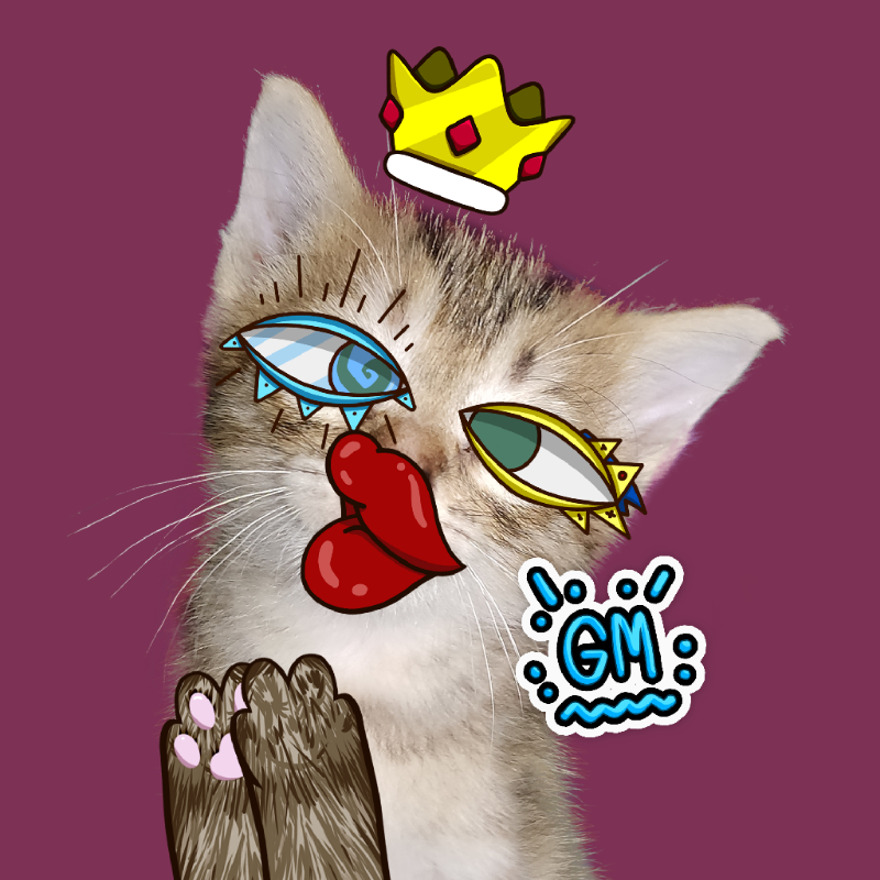 Fortune Kitty NFT #2 static token preview