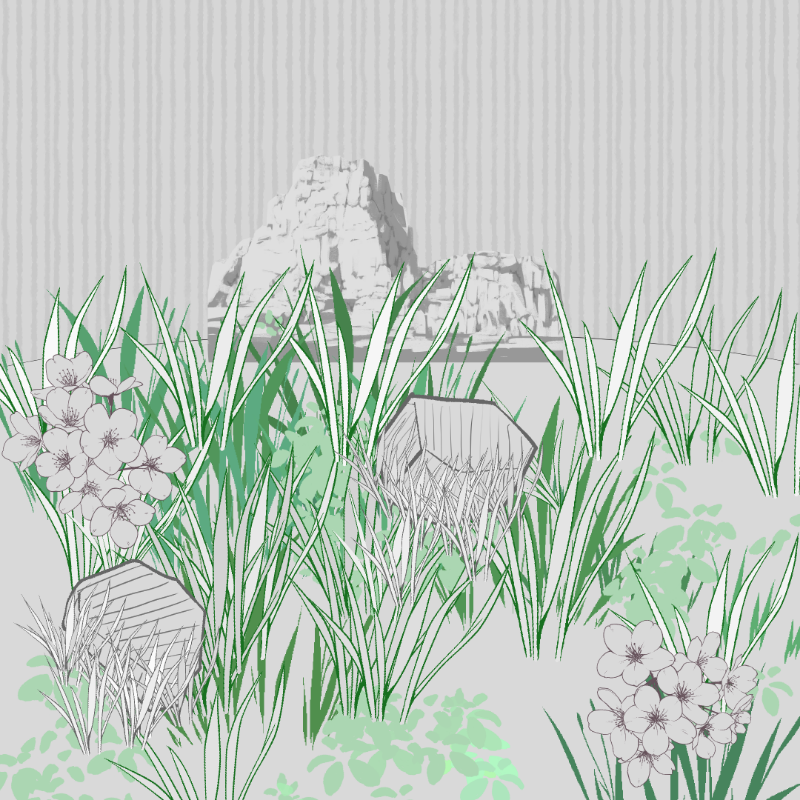 Wild Grass and Rubble #88 static token preview