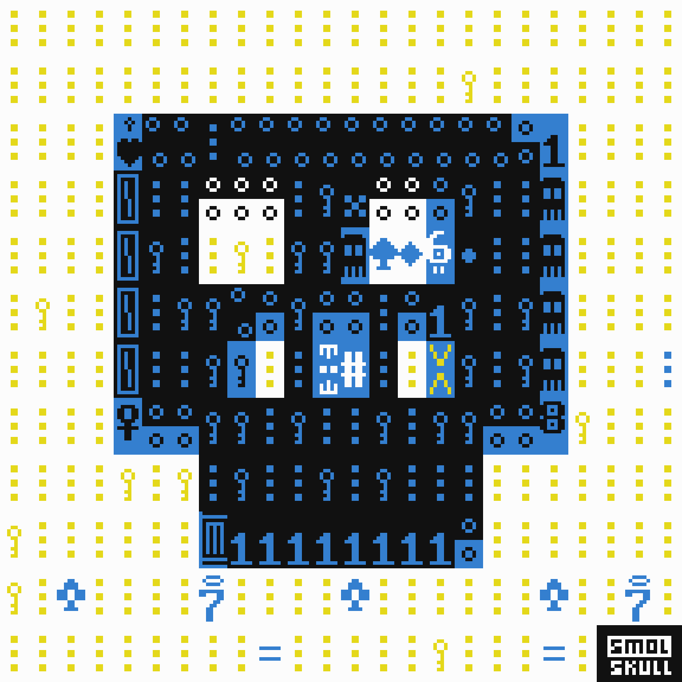 ASCII-SMOLSKULL #478 static token preview