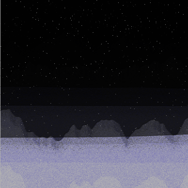 Glitched Mountains GT #60 static NFT preview