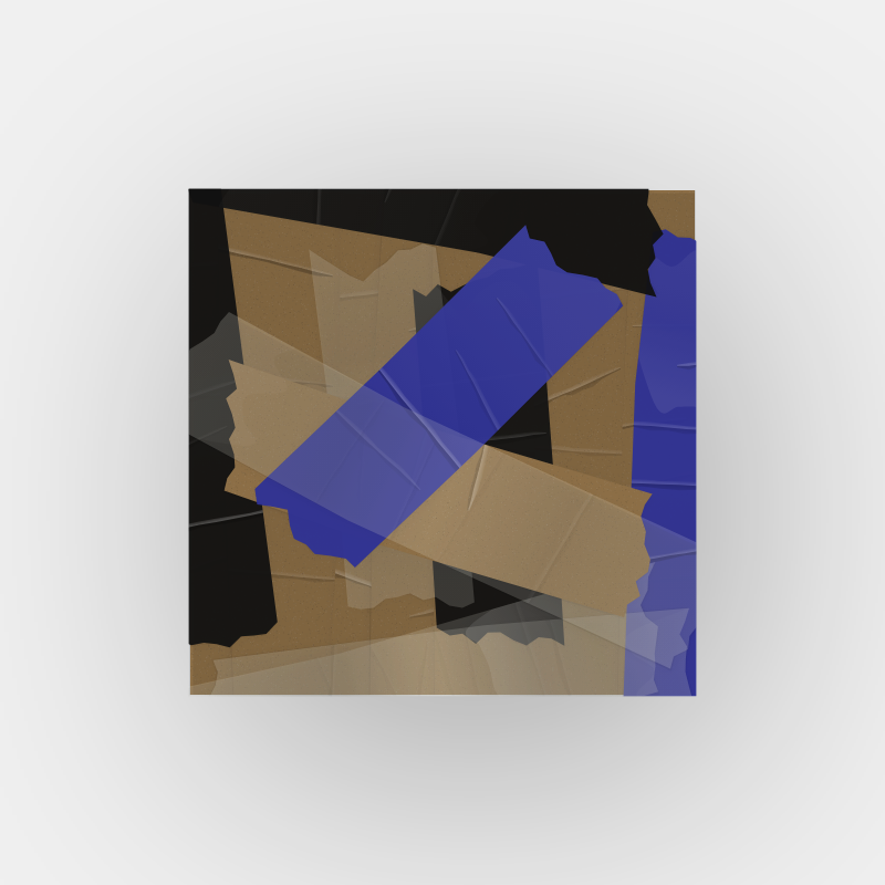 Tape abstract painting 001 #7 static token preview