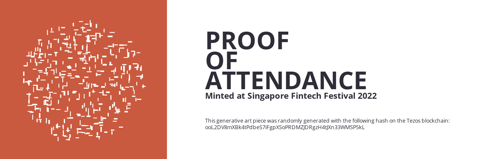 SFF2022 Proof of Attendance Token #61 static token preview