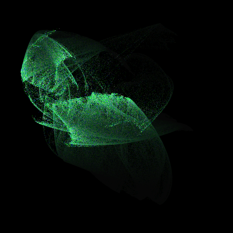 Fractal Amoeba #457 static token preview