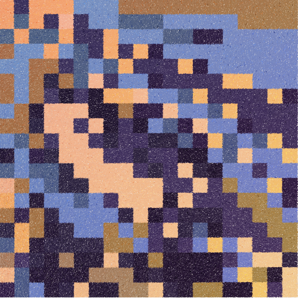 Hydrangea & Patchwork #18 static token preview