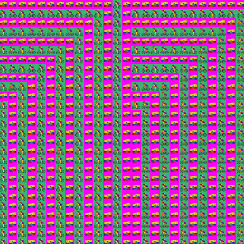 Elementary Cellular Emoji Automata #71 static token preview