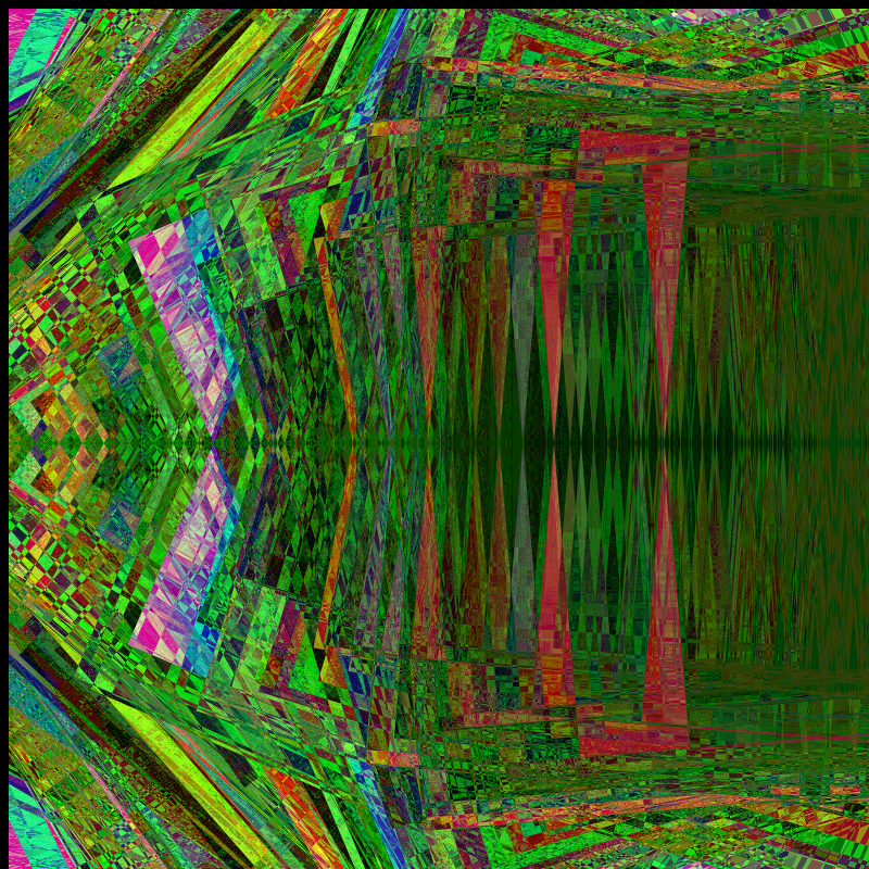 The Glitch Tapestry Printer #72 static NFT preview