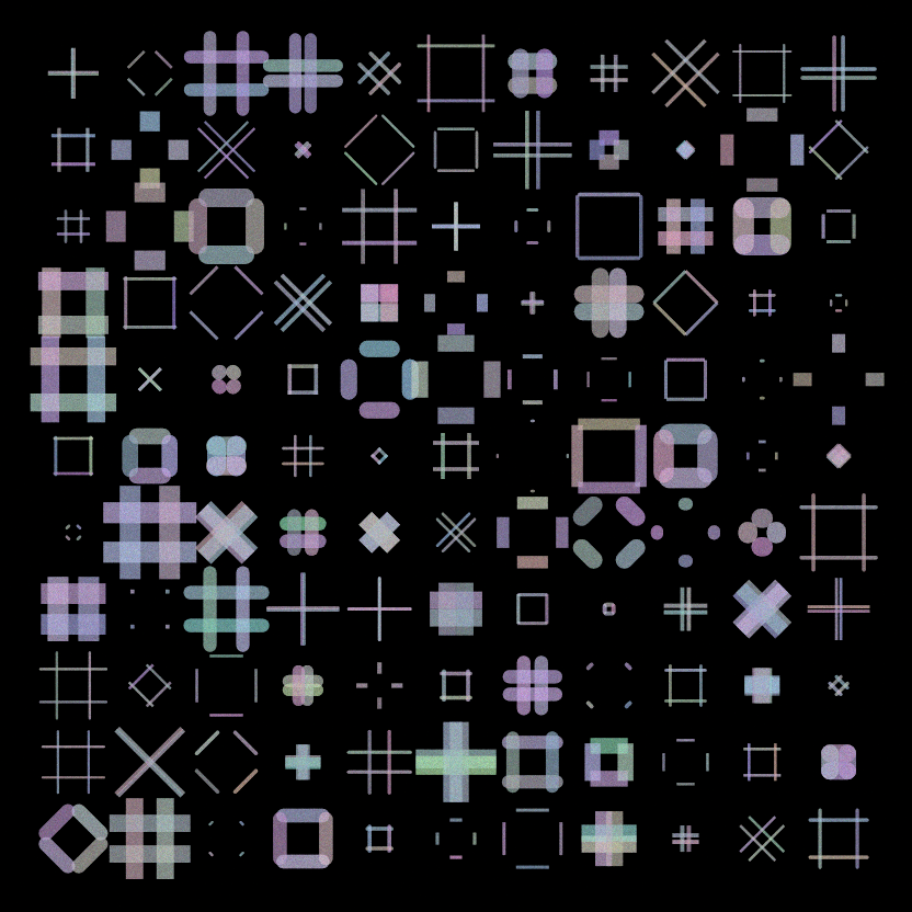 Hash Grid #107 static token preview