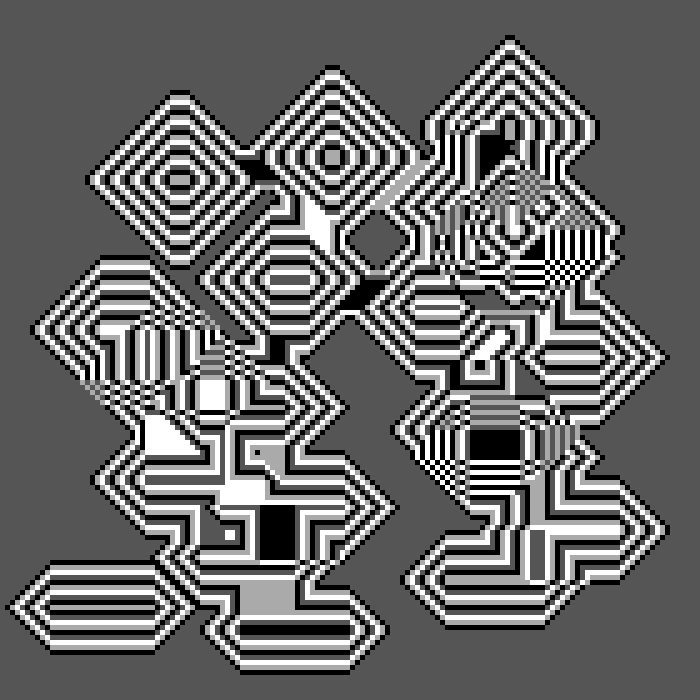 Superimposed Octagonal Pyramids #117 static token preview