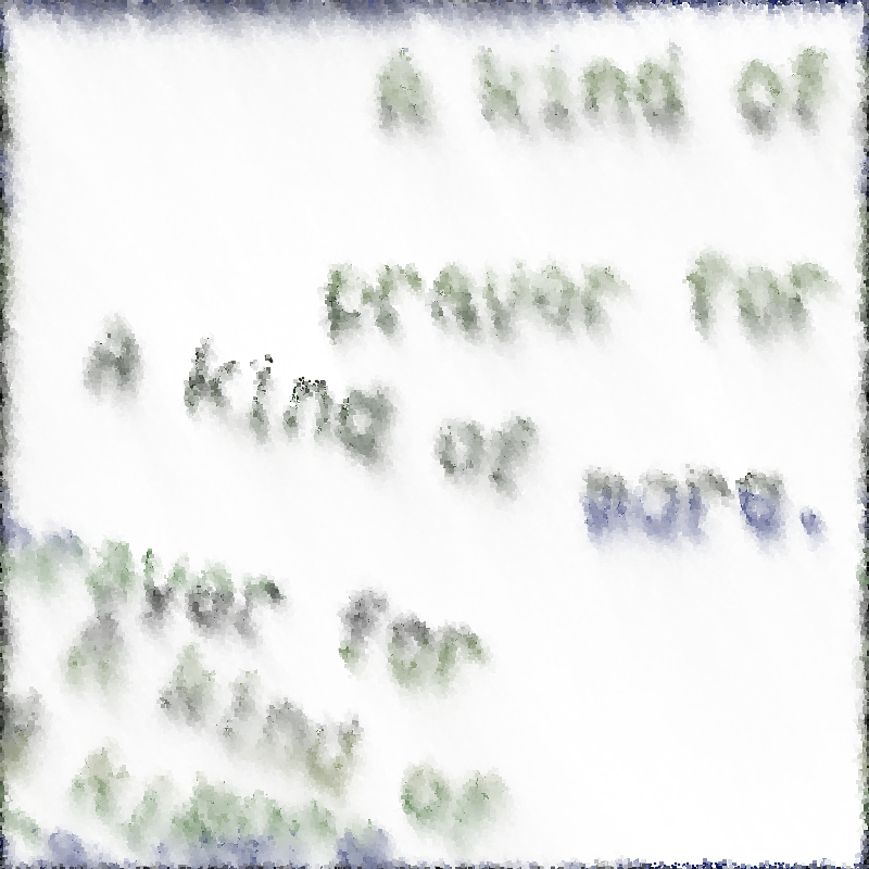 THE WORD AFTER US: An AI poetry unreading #440 static token preview