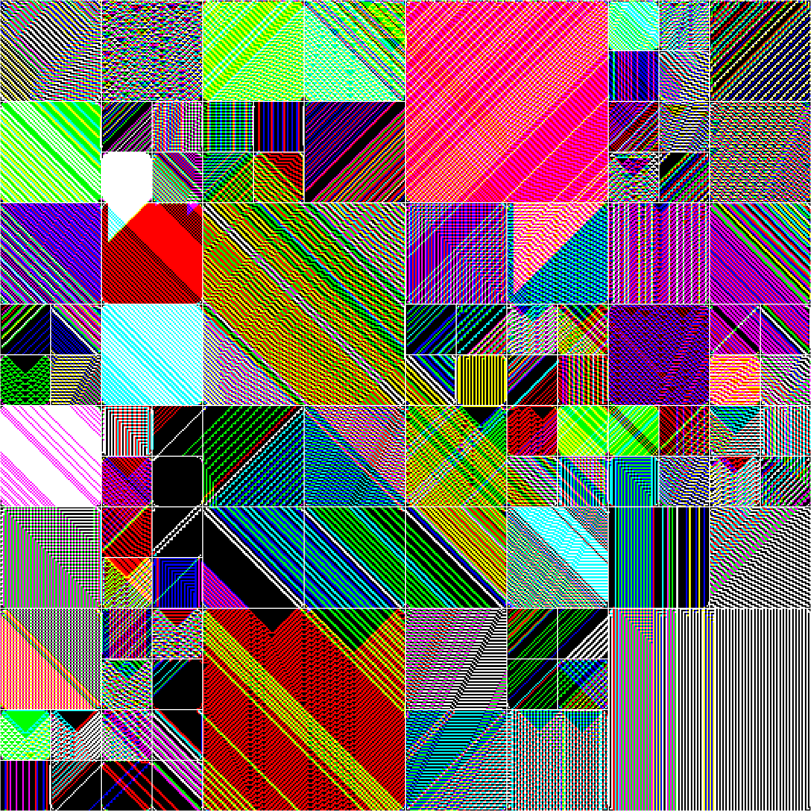 RULES (for Elementary Cellular Automata) #433 static NFT preview