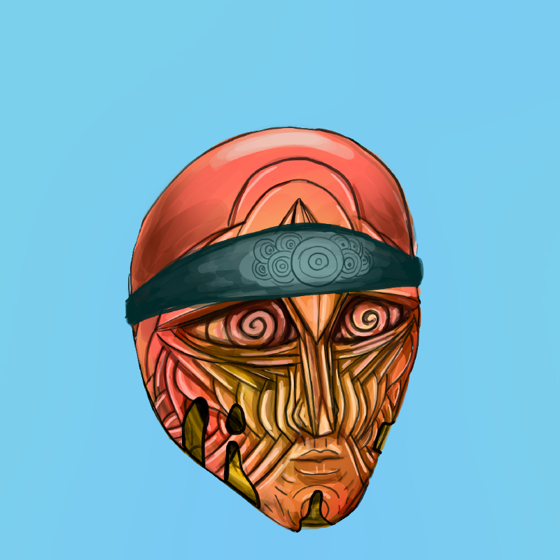 Morixels Colab #3 Ancient smileys #10 static token preview