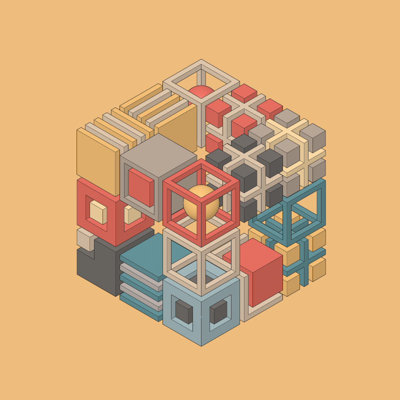 Chroma-Cube #300 static NFT preview