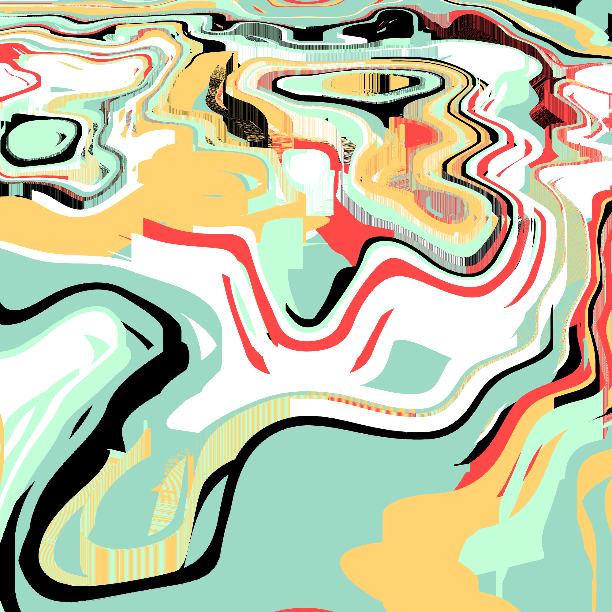 Ocean Currents #94 static NFT preview