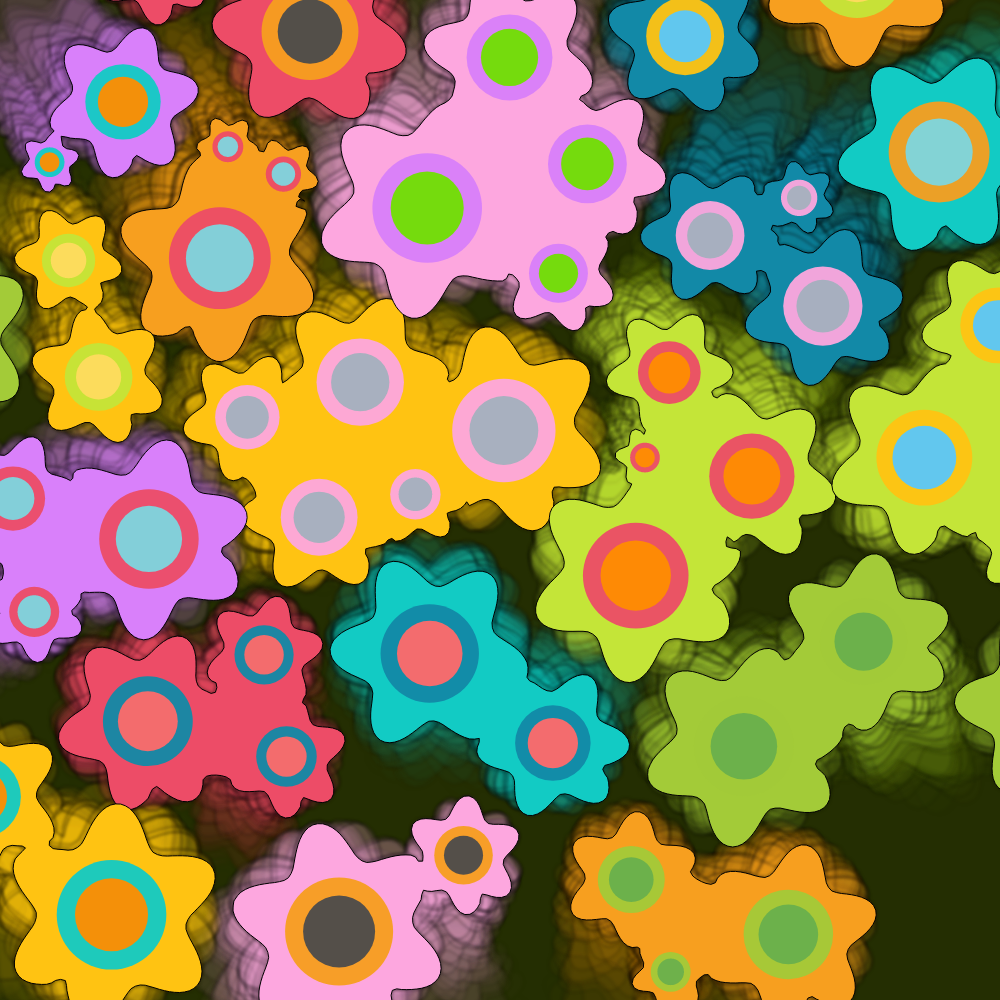 Colorful cartoon shapes(free edition) #19 static token preview
