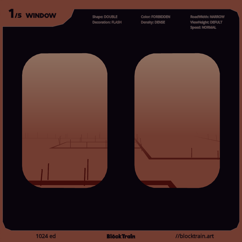 BlockTrain Window #230 static NFT preview