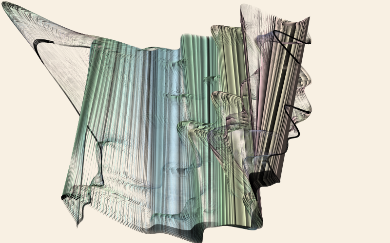 Folded Maps #66 static NFT preview