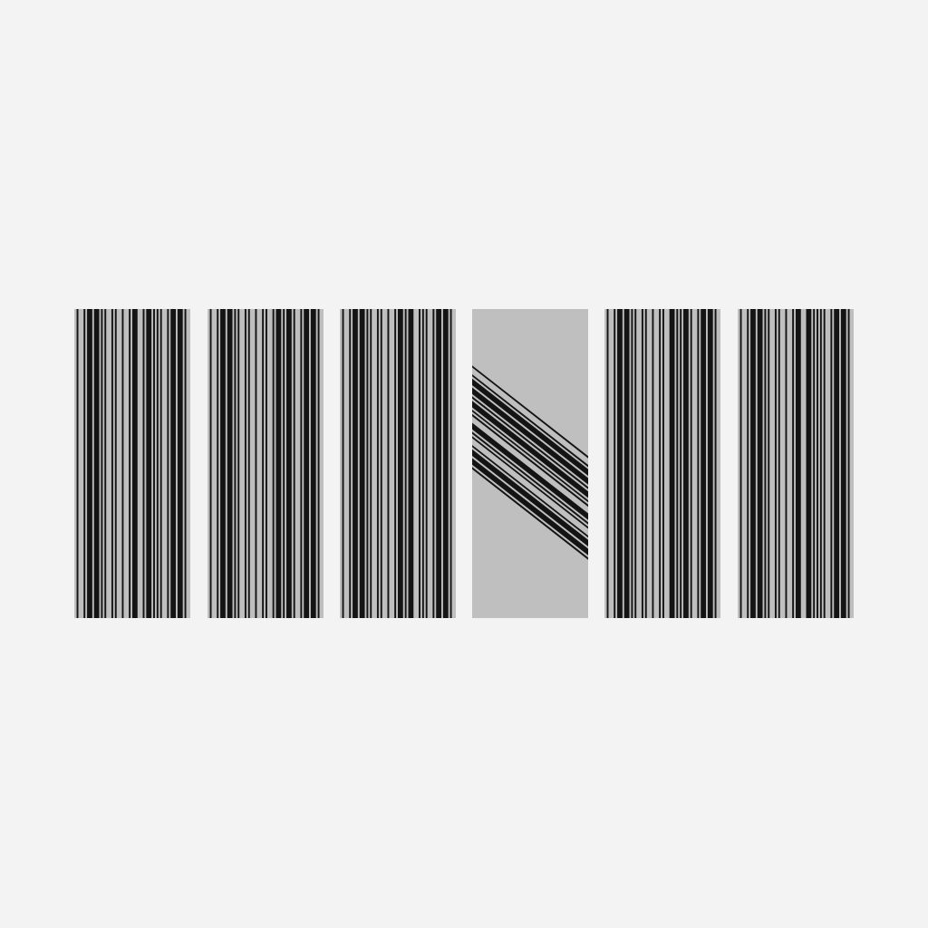 barcode(fxhash) #6 static token preview