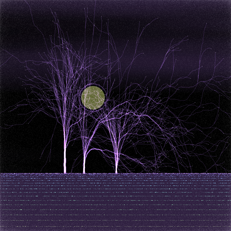 winter trees #44 static NFT preview