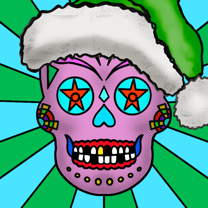 Sugar Skulls #105 static NFT preview