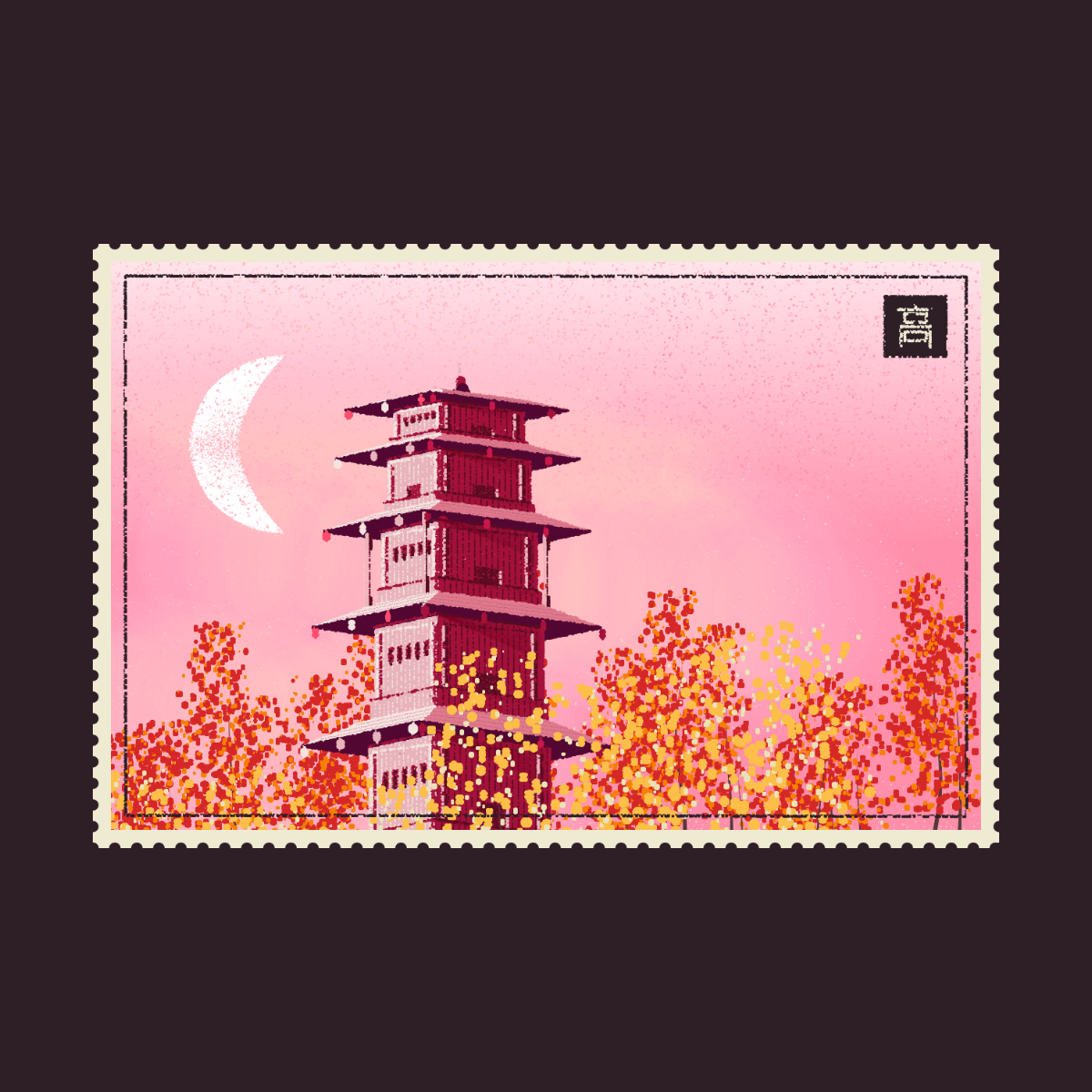 ABANDONED TEMPLE 廃寺 #34 static token preview