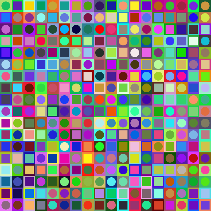 Square Dot Composition #314 static token preview