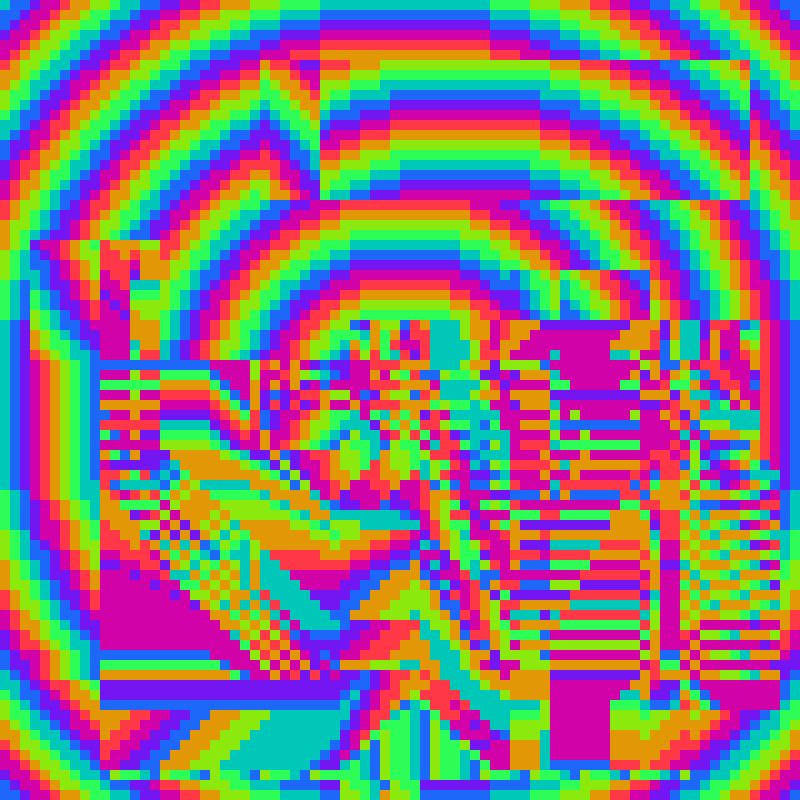 Mosaic #516 static NFT preview