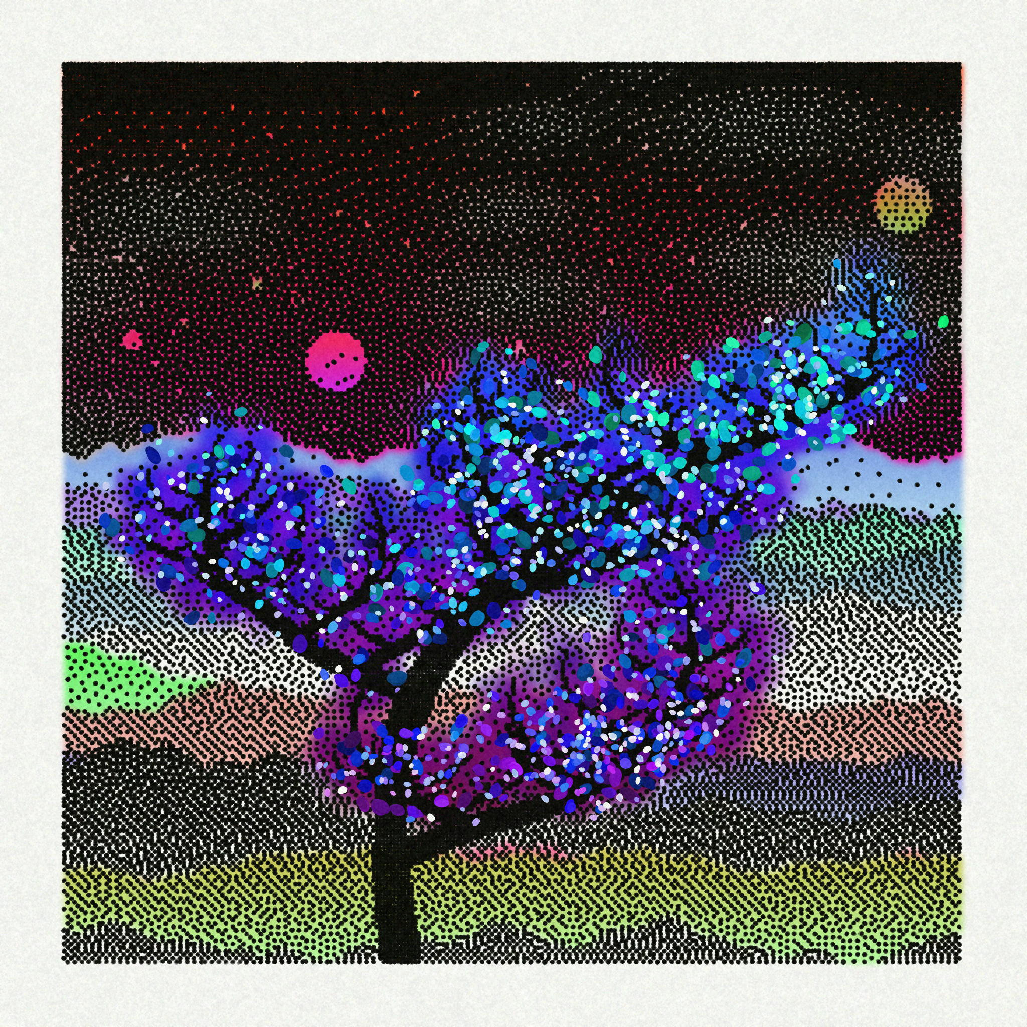 Dithered Branches #183 static token preview
