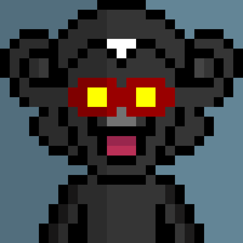 Morixels Monkey #76 static NFT preview
