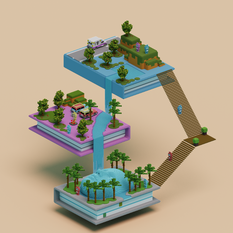 Books and islands #50 static token preview