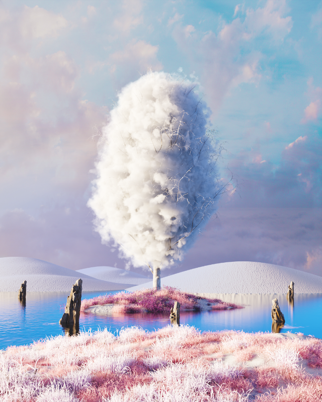 Cloudy desert #30 static token preview