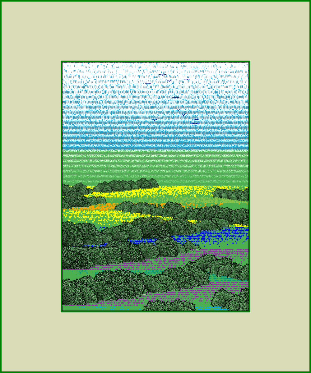 Fields of flowers #36 static token preview