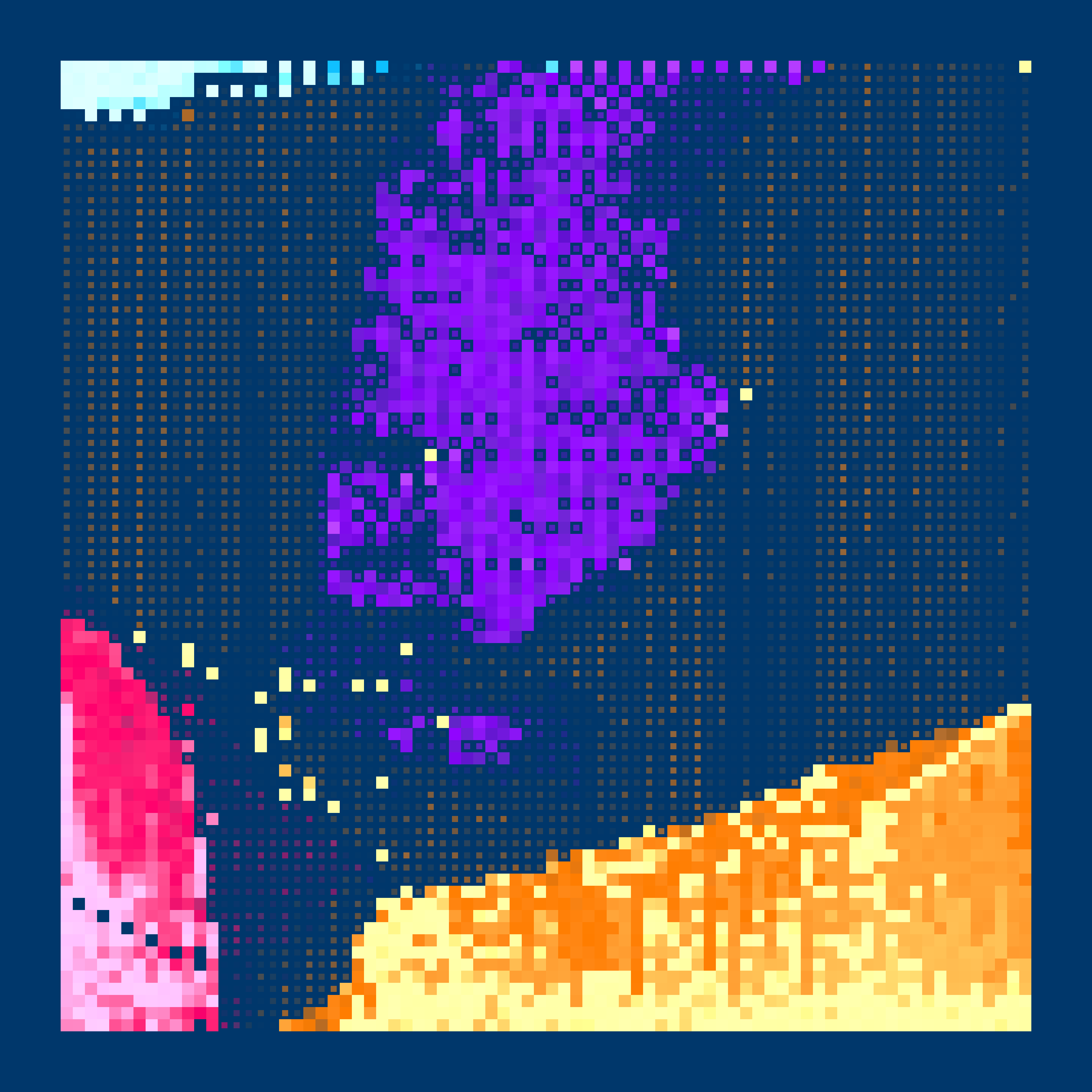 Pixel Blobs II #185 static NFT preview